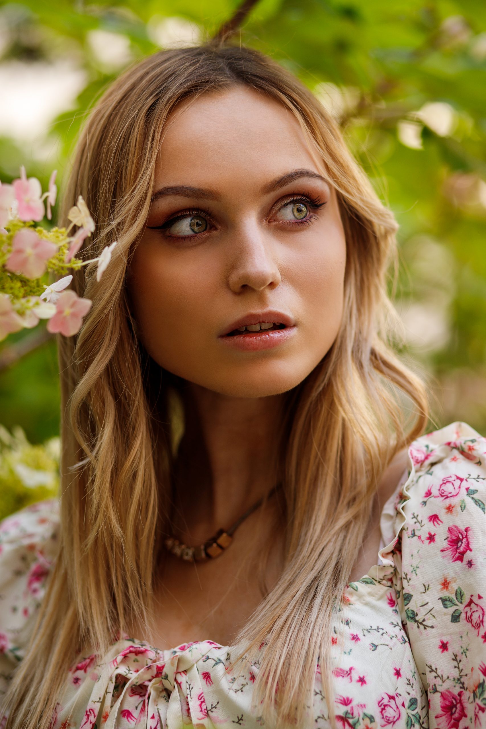 Portrait fleuri