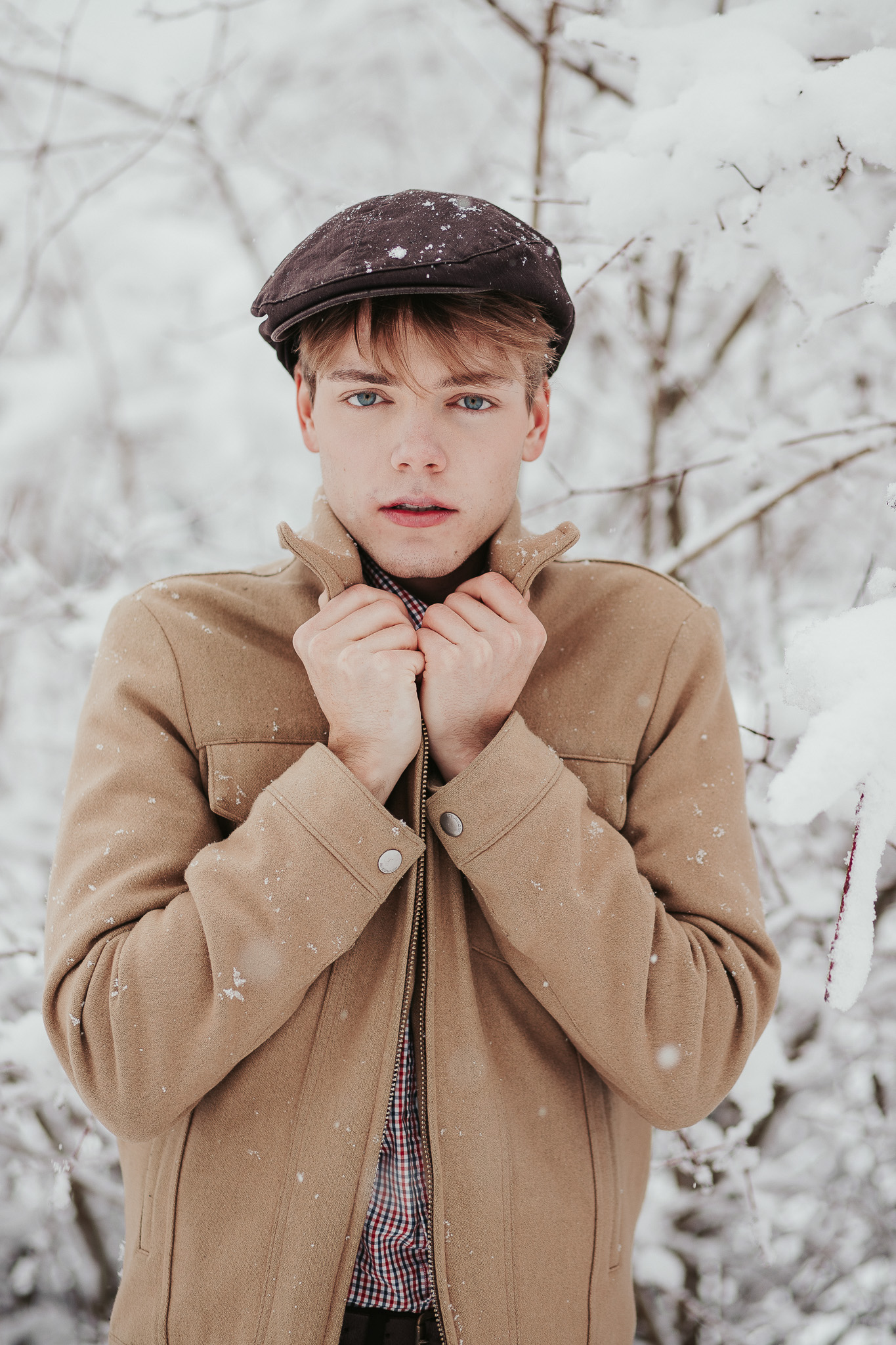 Eska pade 
Neige
Hiver
Portrait 
Homme